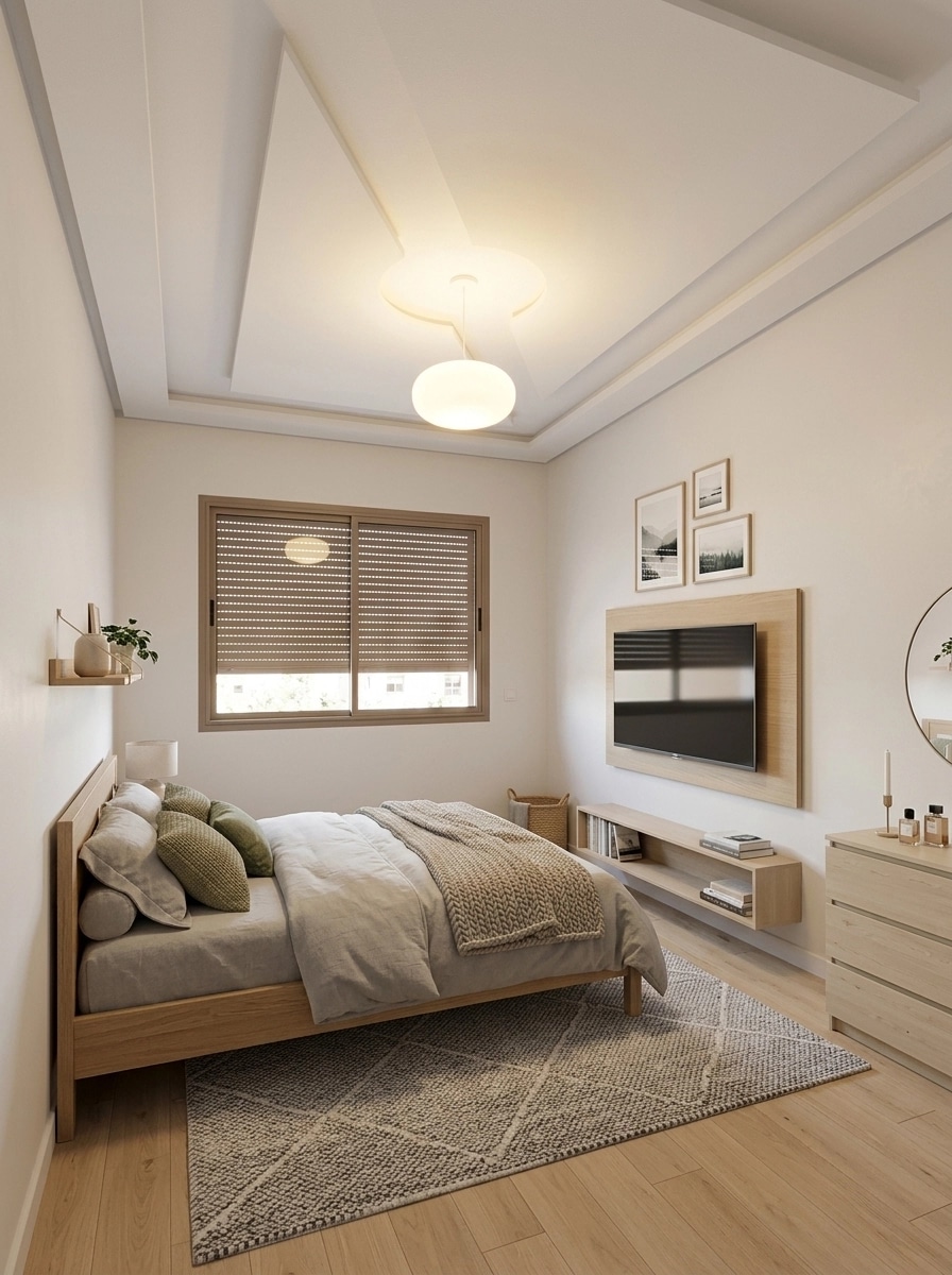 Scandinavian Bedroom design — interior photo by GenRoom AI