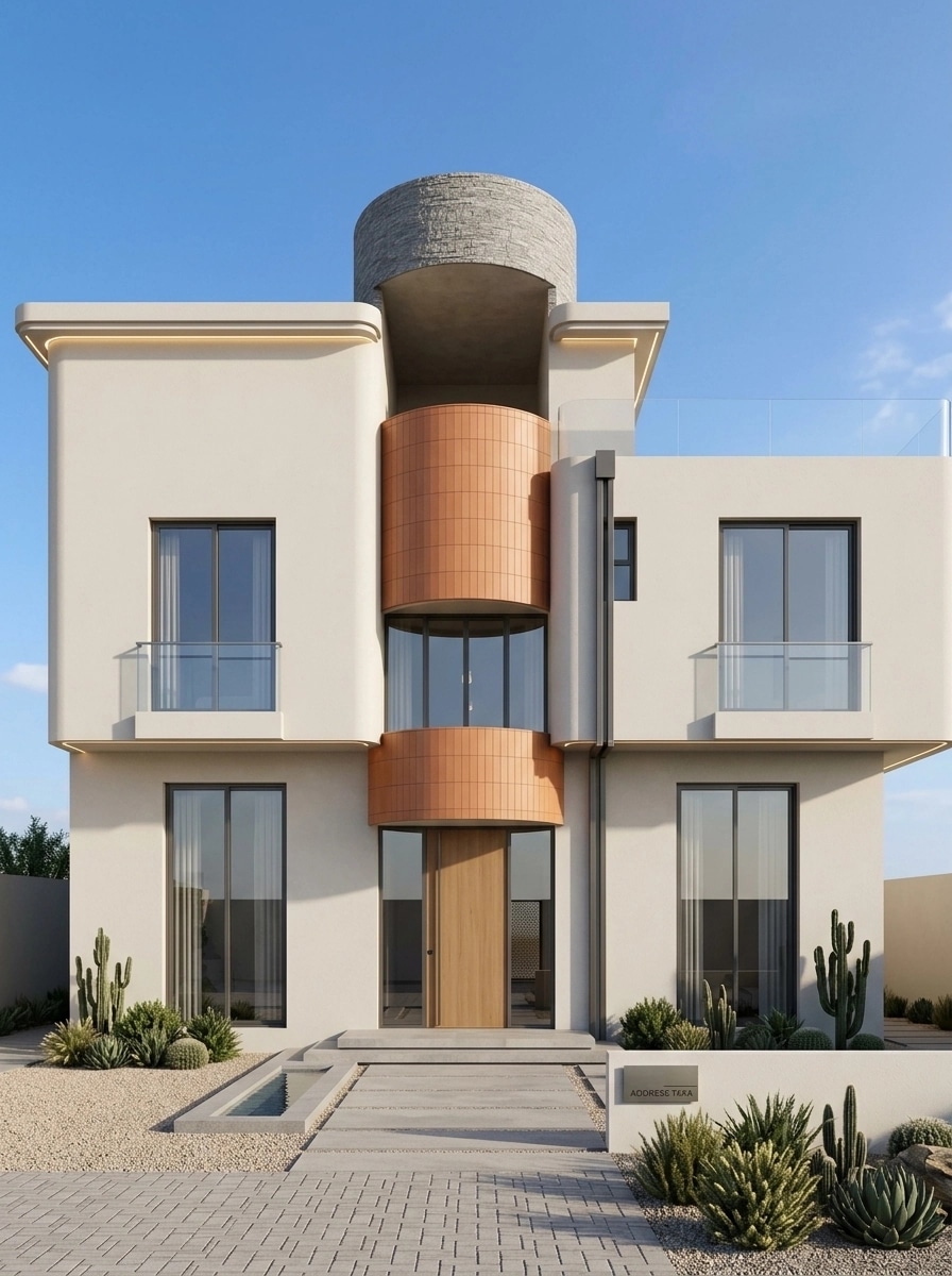 Facade design in Minimalist Facade style — Facade by GenRoom AI