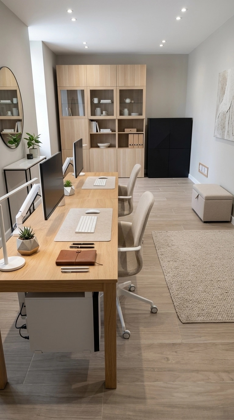 Interior design in Scandinavian style — home_office by GenRoom AI