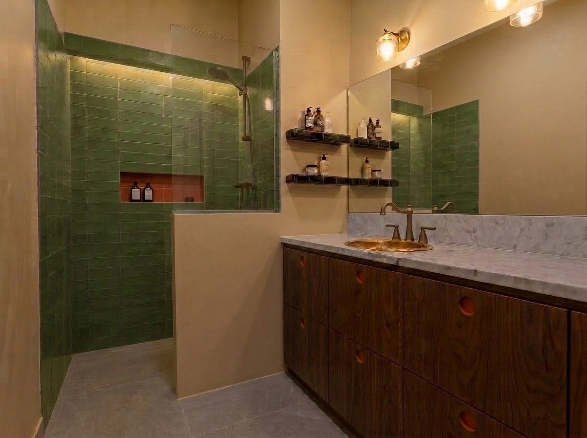 Bathroom interior in no_style style — photo by GenRoom AI