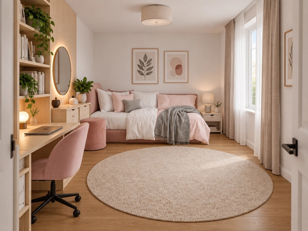 Scandinavian Bedroom design — interior photo by GenRoom AI