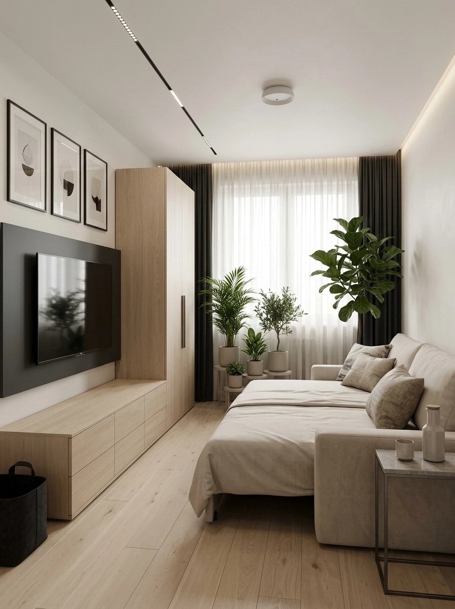 Minimalism Bedroom design — interior photo by GenRoom AI