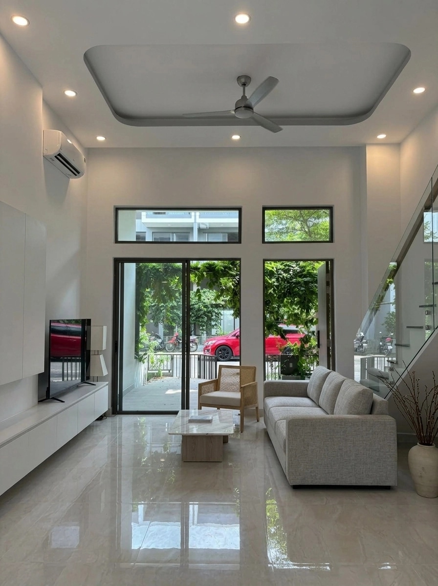 Minimalism Living Room design — interior photo by GenRoom AI