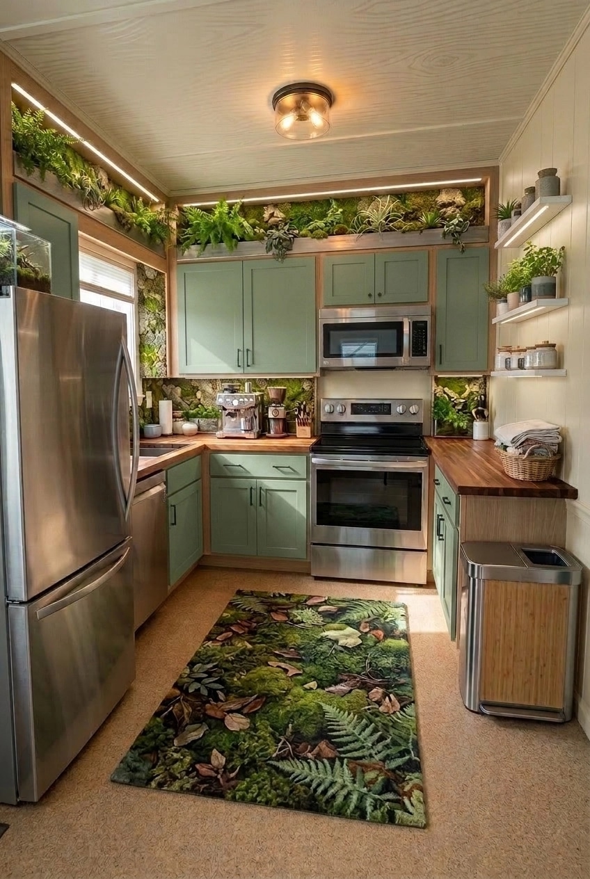 Interior design in Biophilic style — Kitchen by GenRoom AI