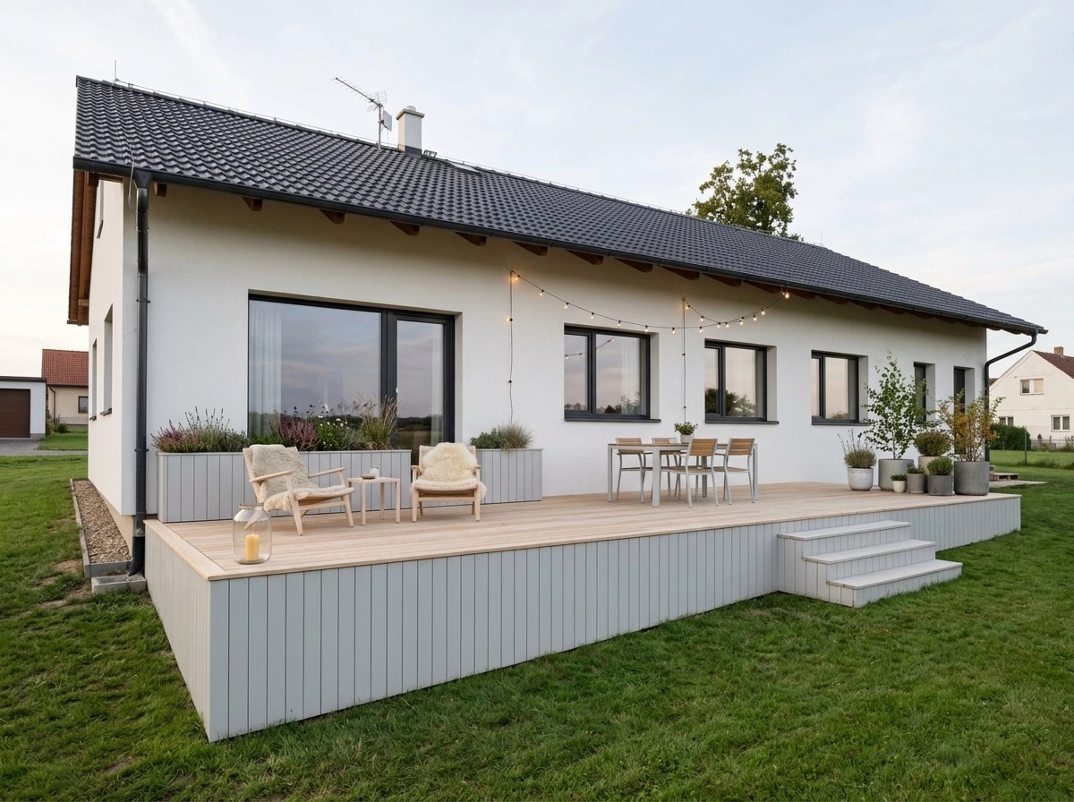 Interiördesign i stilen Scandinavian — terrace av GenRoom AI