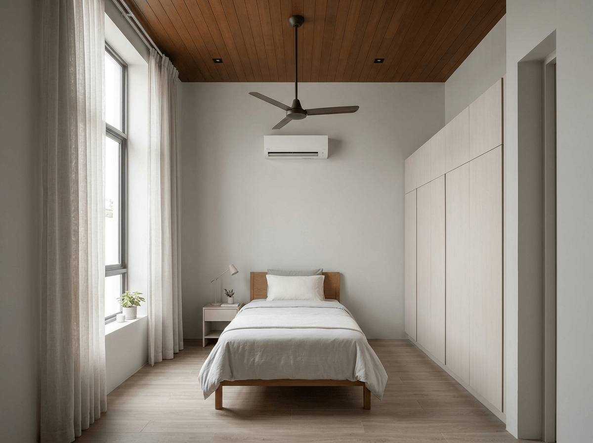 Interior design in Minimalism style — Bedroom by GenRoom AI