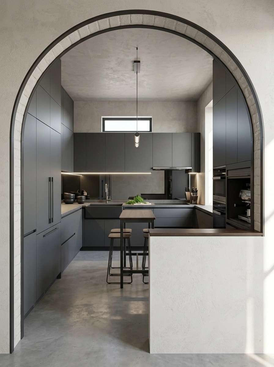 Kitchen interior in Contemporary style — photo by GenRoom AI