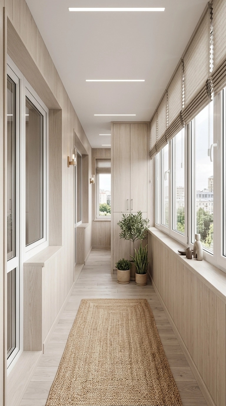 Interior design in Scandinavian style — balcony by GenRoom AI