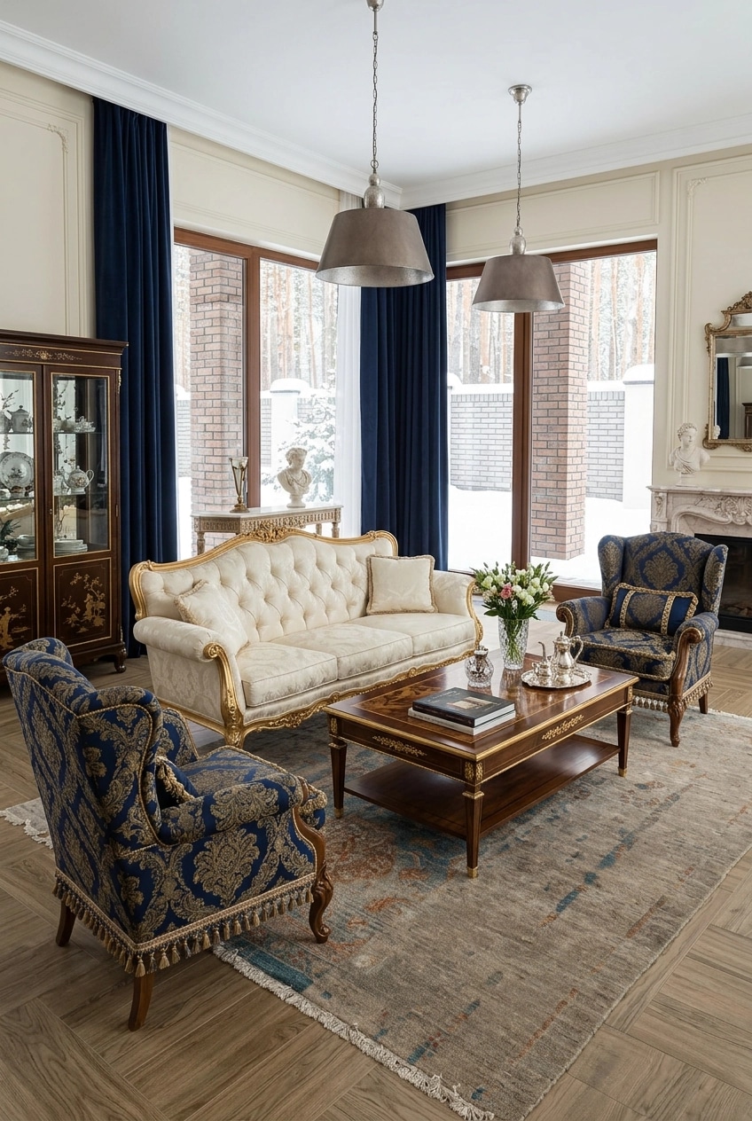 Interior design in Classic style — Living Room by GenRoom AI