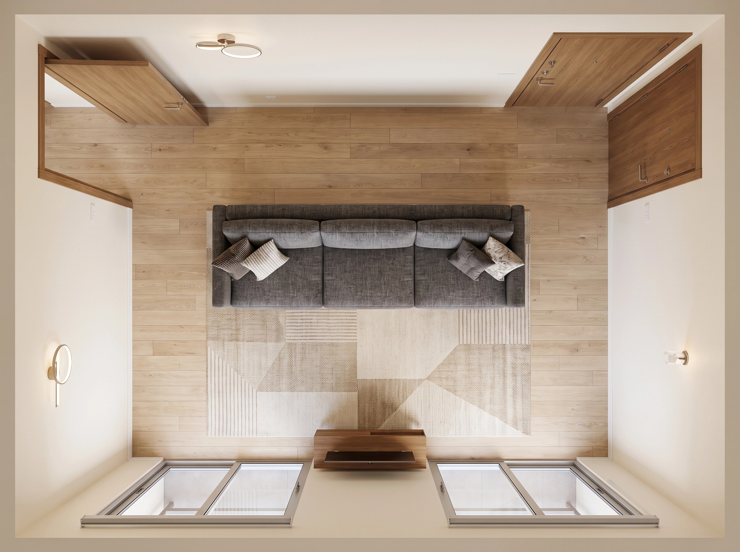 Interior design in Contemporary style — Living Room by GenRoom AI