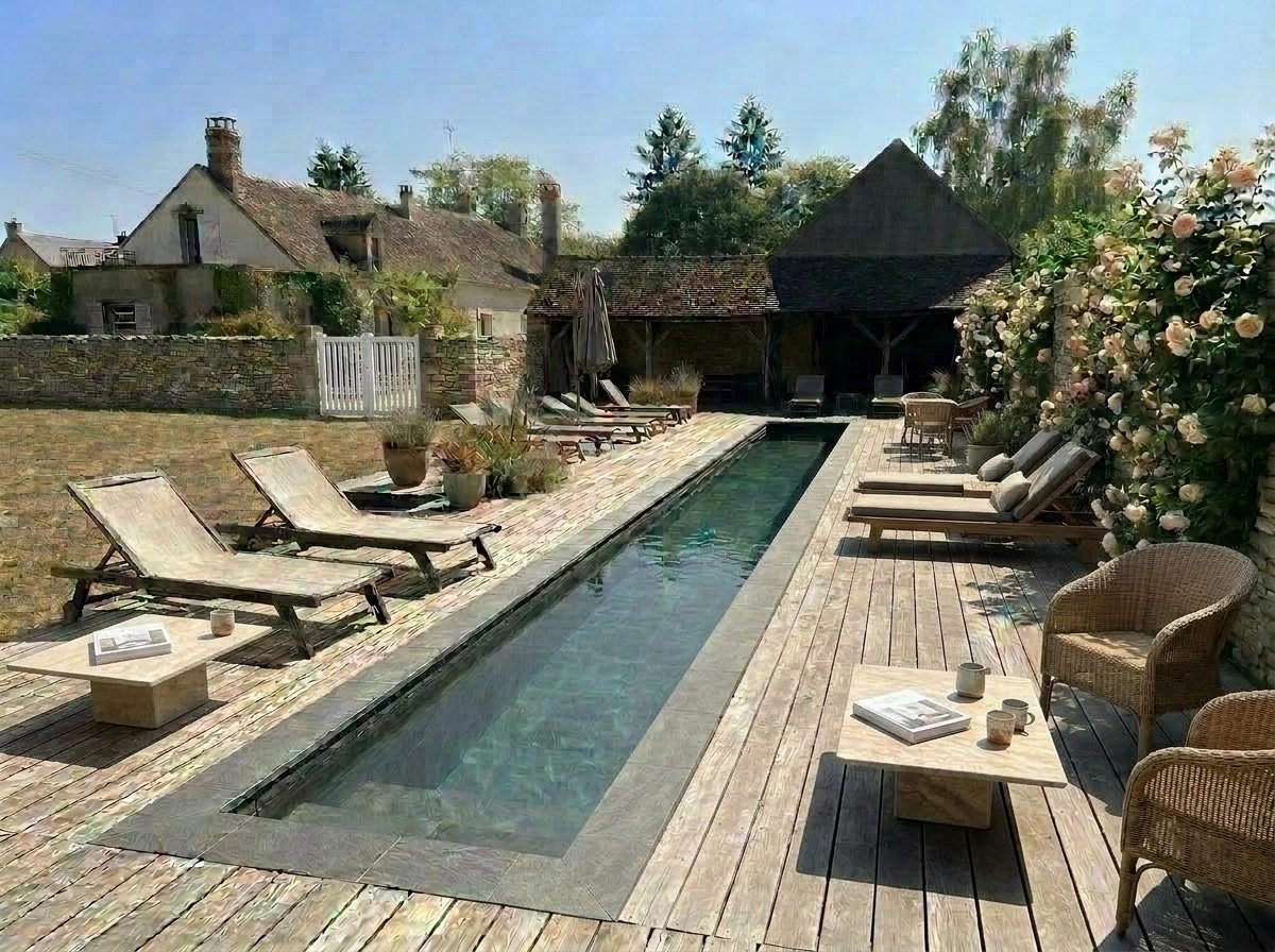 Yard design in no_style style — photo by GenRoom AI