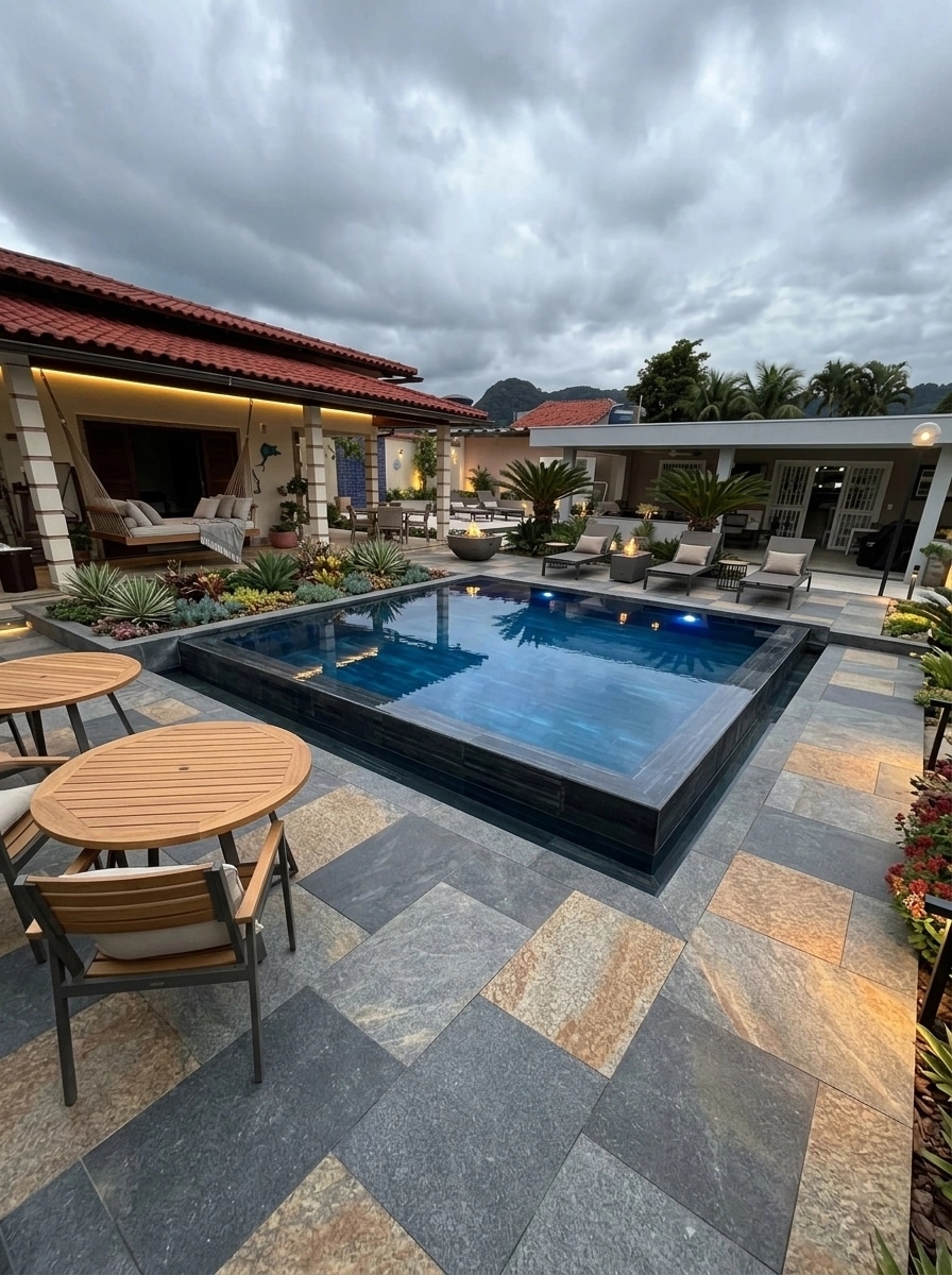 Landscape design in Contemporary Yard style — Yard by GenRoom AI