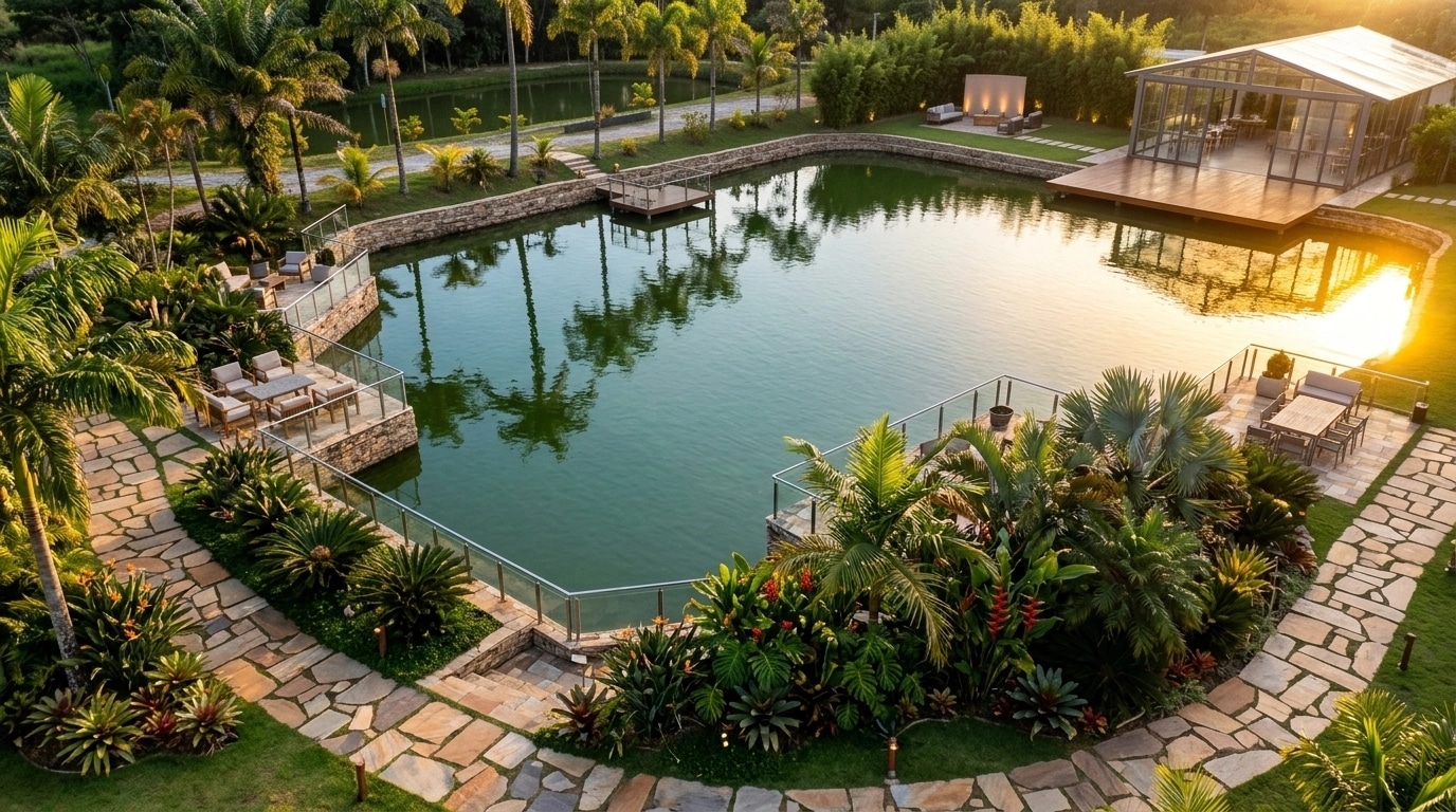 Landscape design in Contemporary Yard style — Yard by GenRoom AI