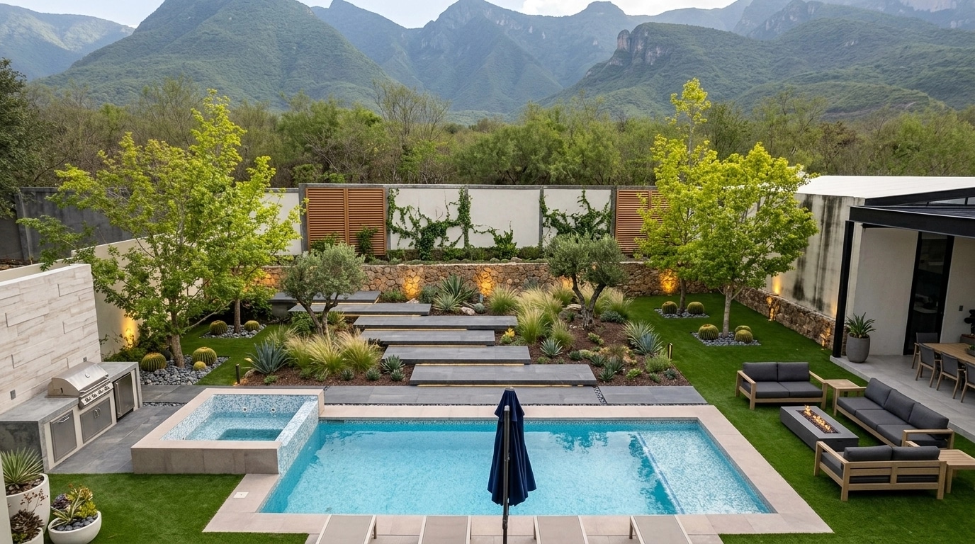 Contemporary Yard Yard design — yard photo by GenRoom AI