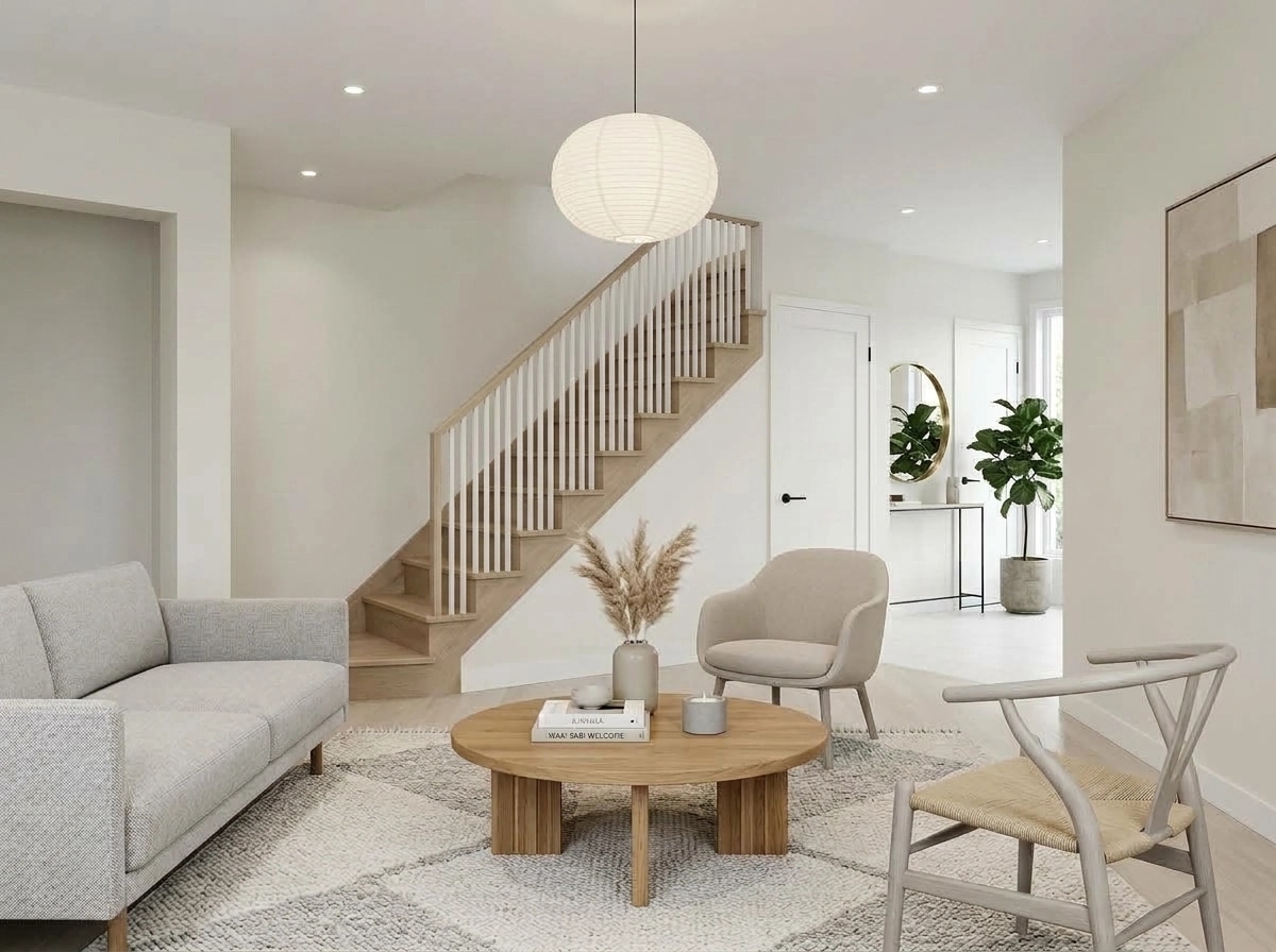 Scandinavian Living Room design — interior photo by GenRoom AI