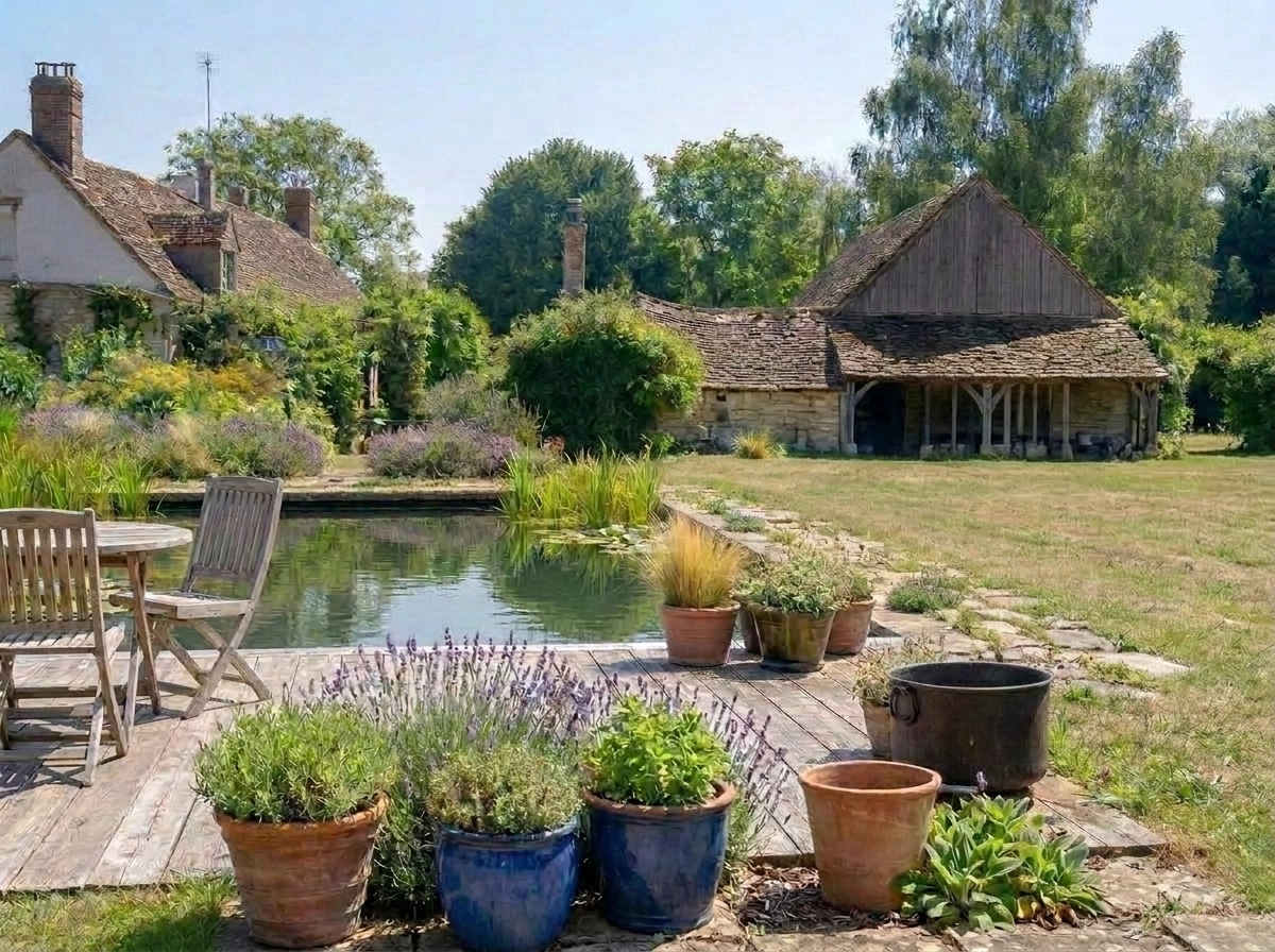 Landscape design in Eco Natural Garden style — Yard by GenRoom AI