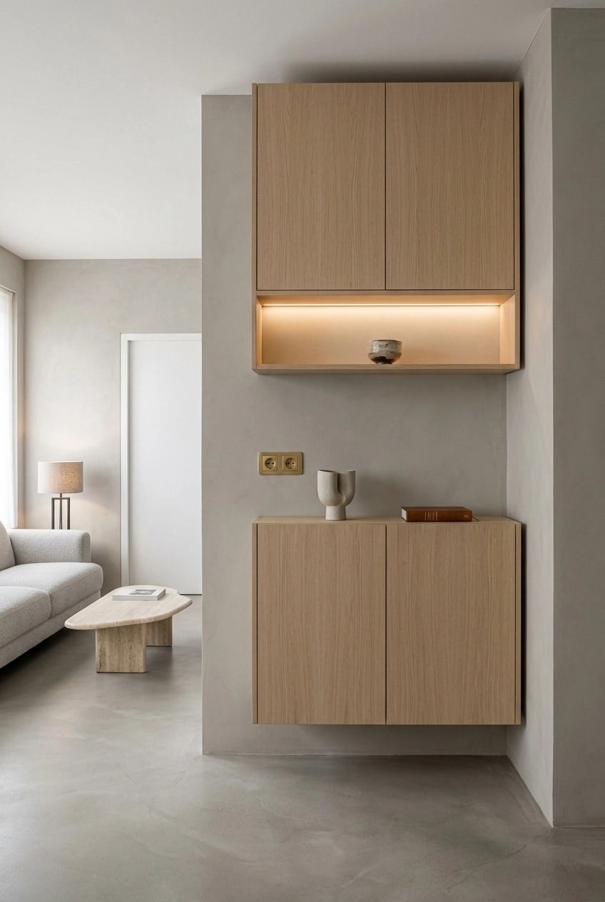 Minimalism Living Room design — interior photo by GenRoom AI