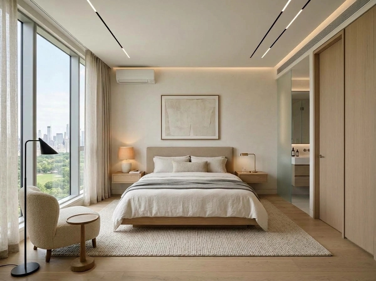 Minimalism Bedroom design — interior photo by GenRoom AI