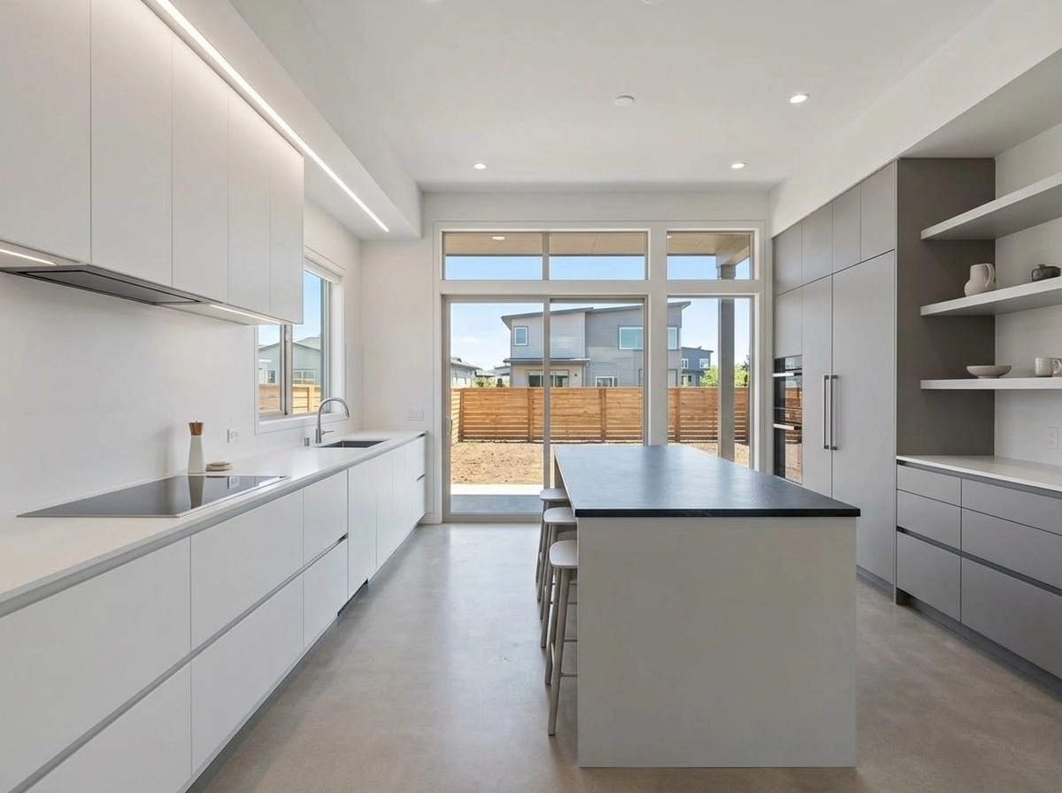 Minimalism Kitchen design — interior photo by GenRoom AI