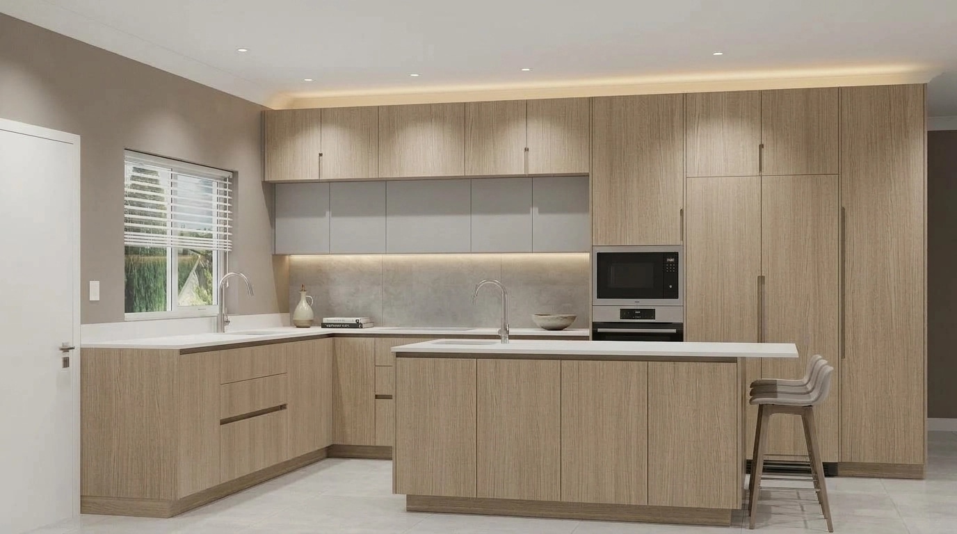 Minimalism Cucina design — interior photo by GenRoom AI