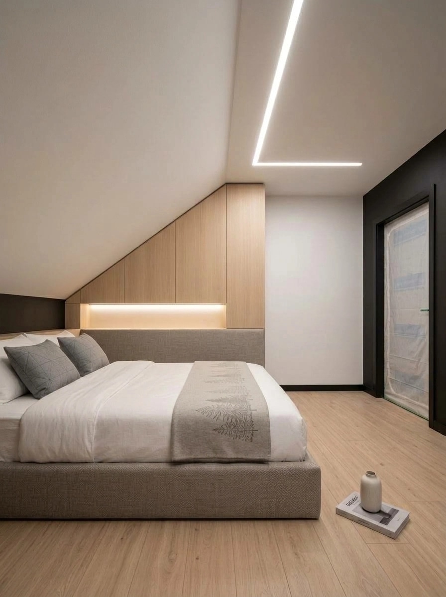 Minimalism Bedroom design — interior photo by GenRoom AI