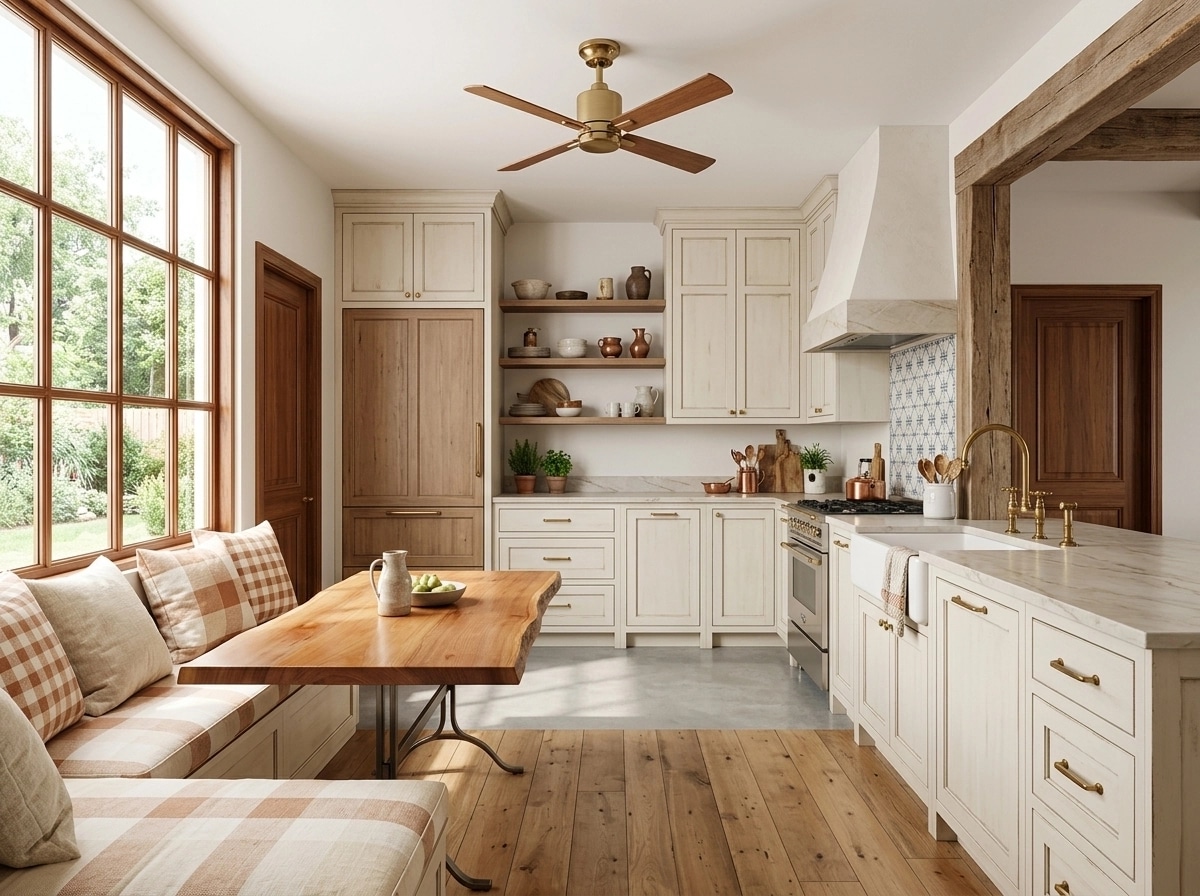 Modern Farmhouse Kitchen design — interior photo by GenRoom AI