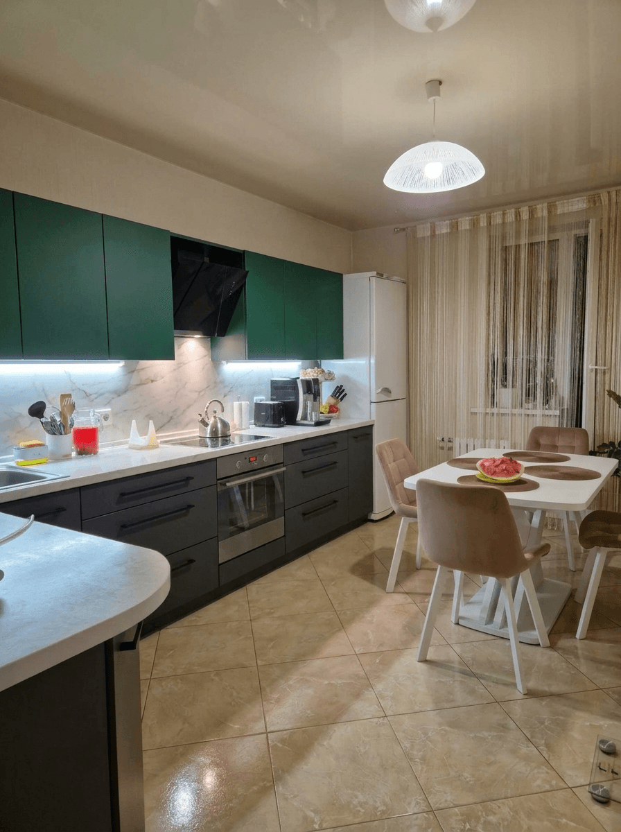 Kitchen interior in no_style style — photo by GenRoom AI
