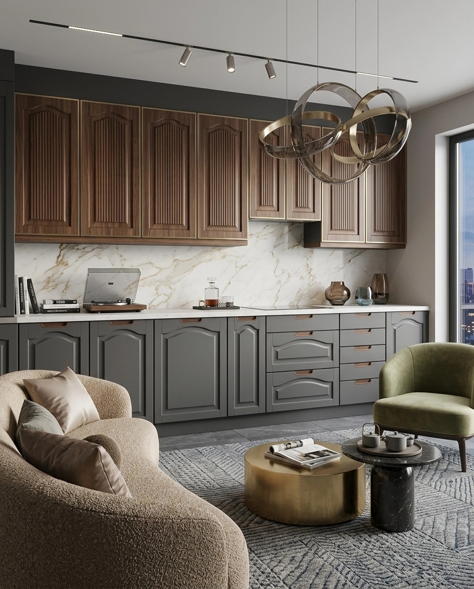 Interior design in Contemporary style — Living Room by GenRoom AI