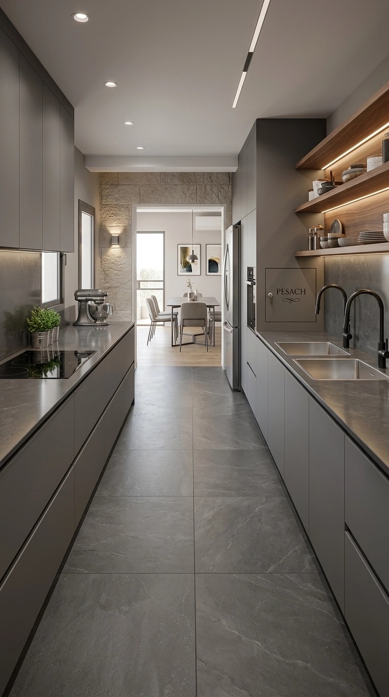 Interior design in Contemporary style — Kitchen by GenRoom AI