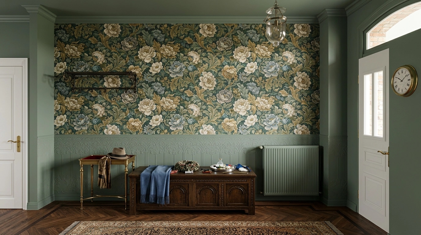 Hallway interior in Classic style — photo by GenRoom AI