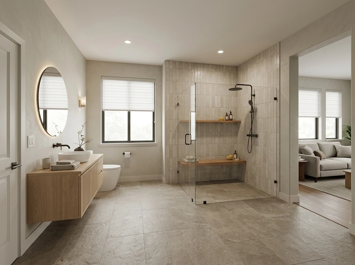 Japandi Banheiro design — interior photo by GenRoom AI