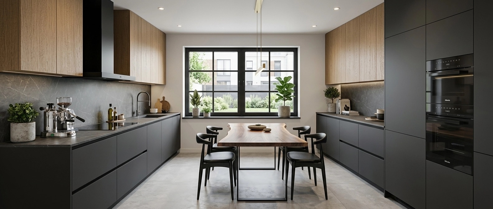 Interior design in Contemporary style — Kitchen by GenRoom AI