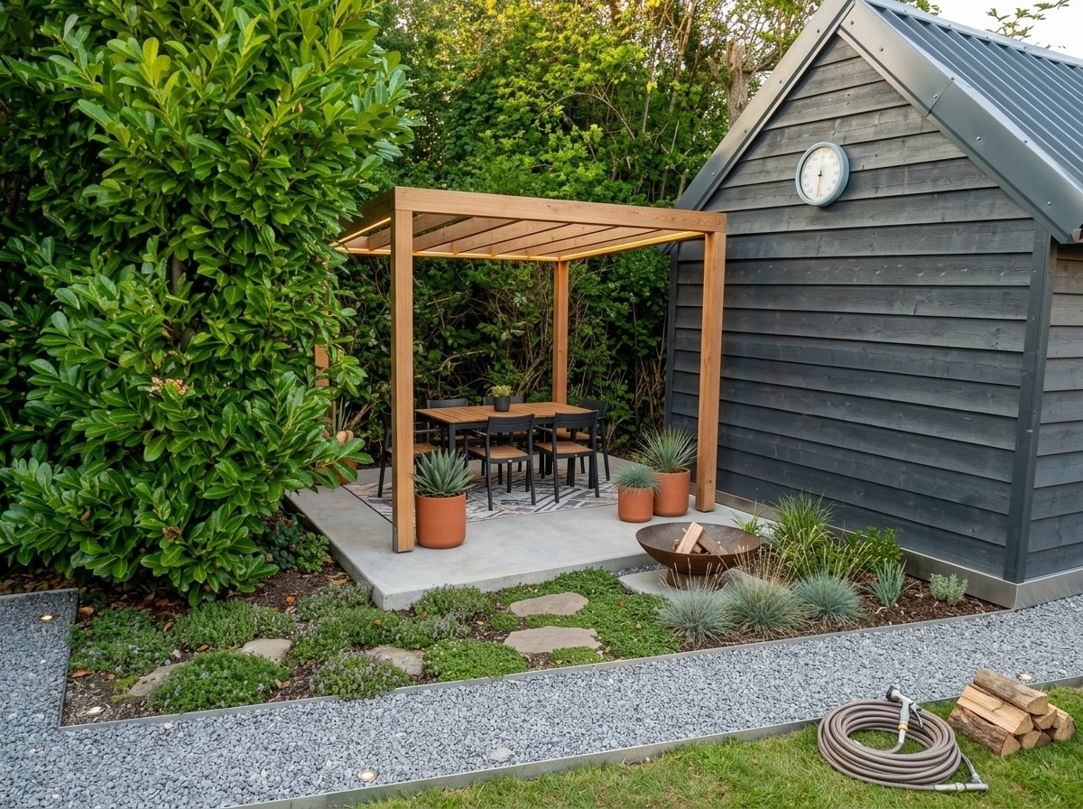 Landscape design in Contemporary Yard style — Yard by GenRoom AI