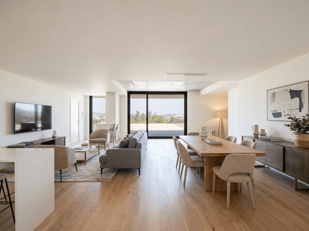 Interior design in Contemporary style — Living Room by GenRoom AI