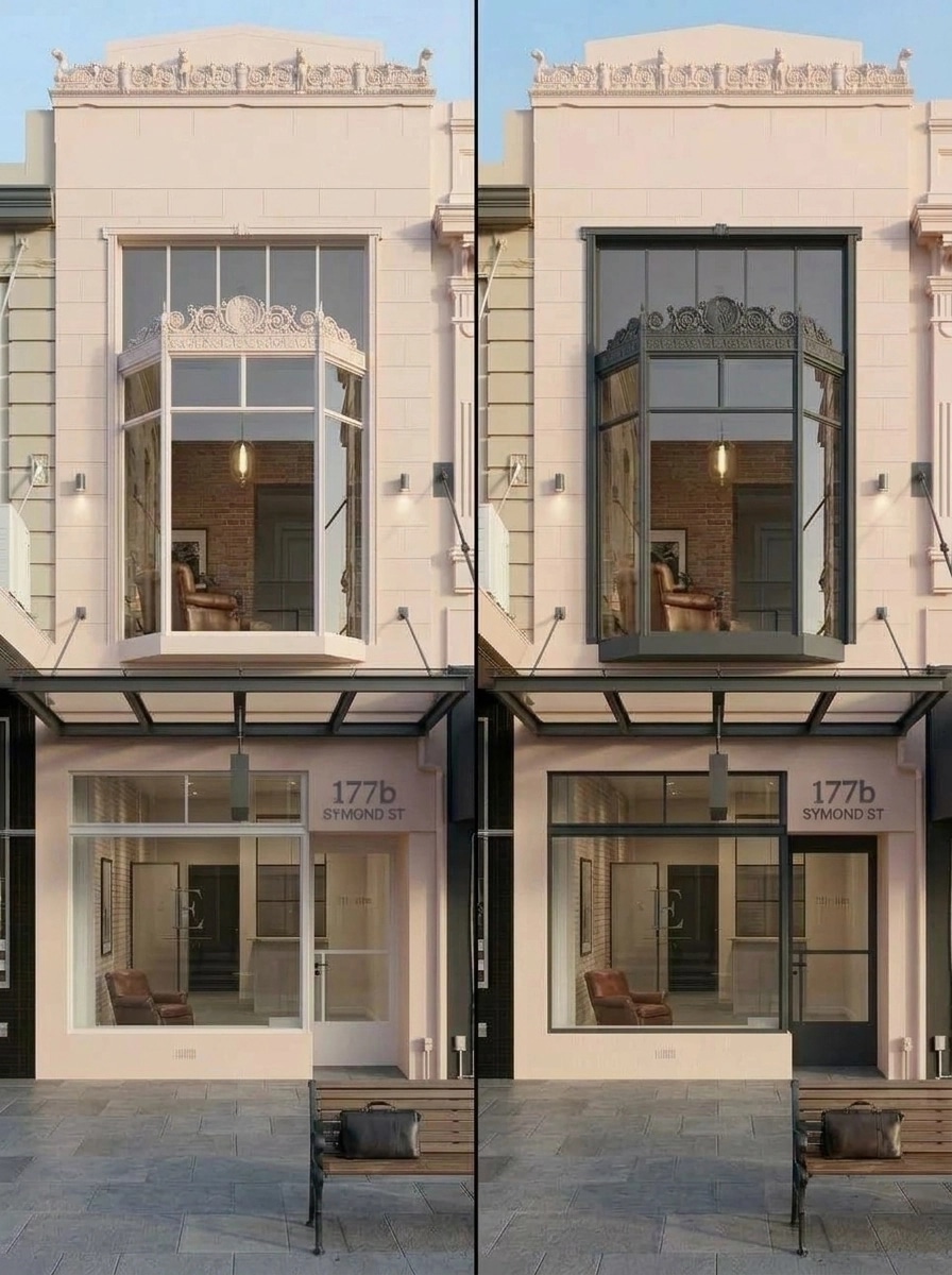 Facade design in Loft Facade style — Facade by GenRoom AI