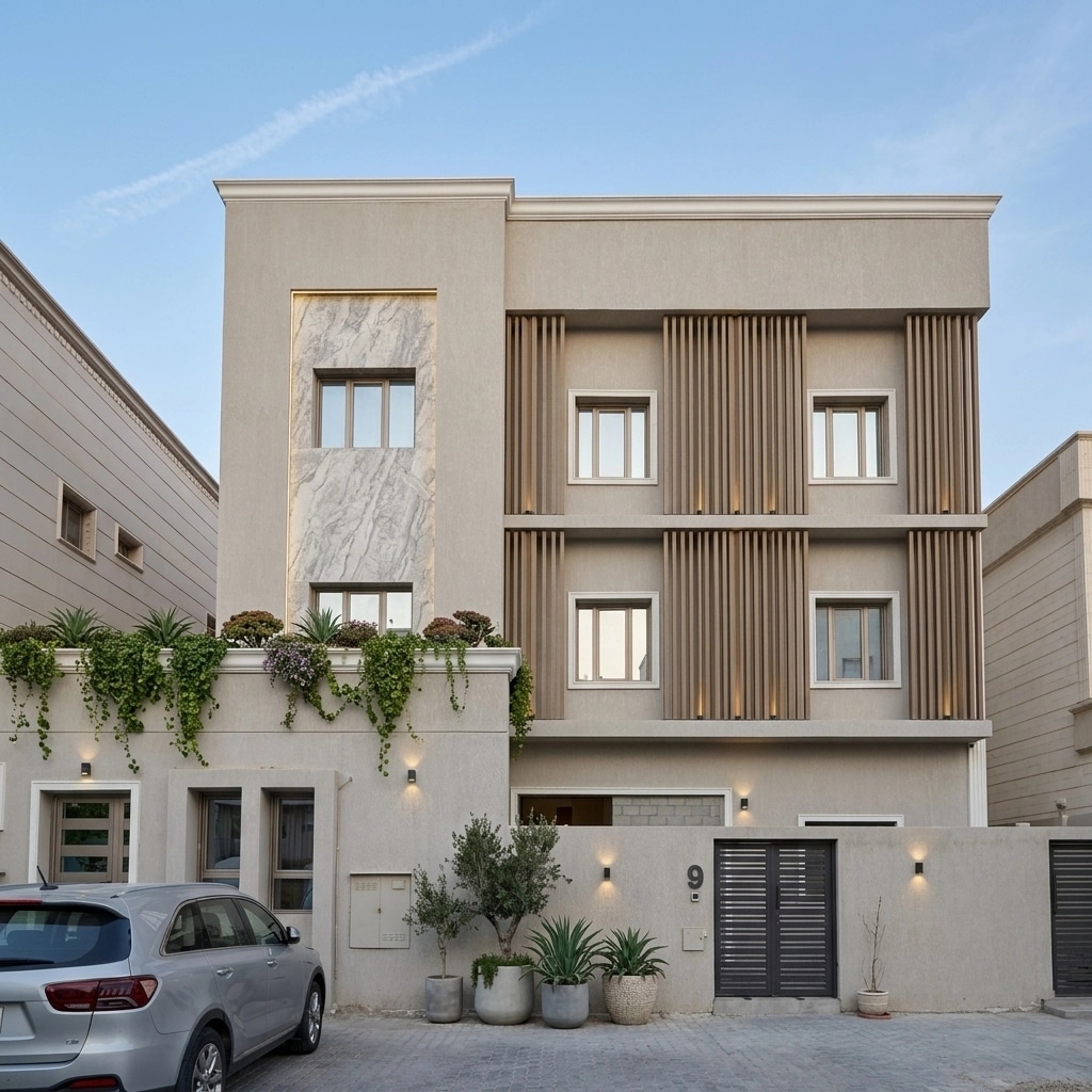 Contemporary Facade Facade design — facade photo by GenRoom AI