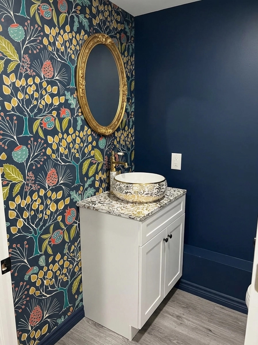 Bathroom interior in no_style style — photo by GenRoom AI