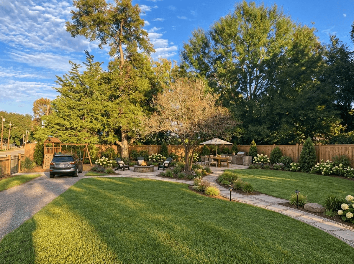 Yard design in no_style style — photo by GenRoom AI