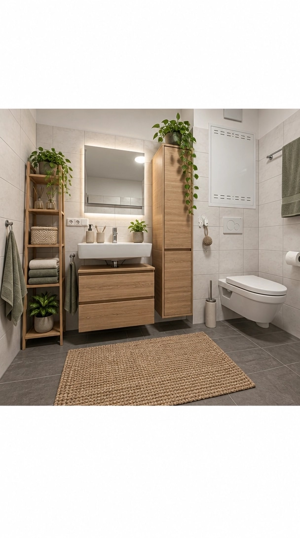 Contemporary Bathroom design — interior photo by GenRoom AI