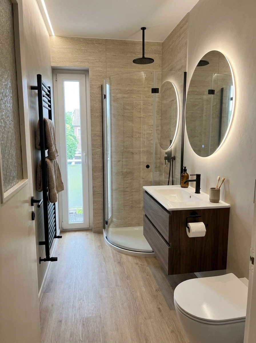 Bathroom interior in no_style style — photo by GenRoom AI