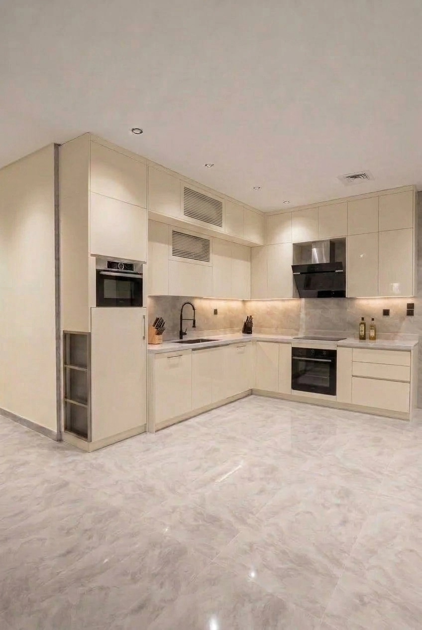 Kitchen interior in Contemporary style — photo by GenRoom AI