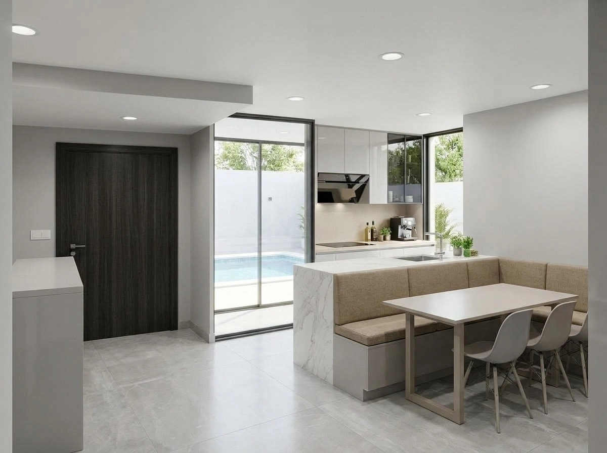 Blacktec Kitchen design — interior photo by GenRoom AI