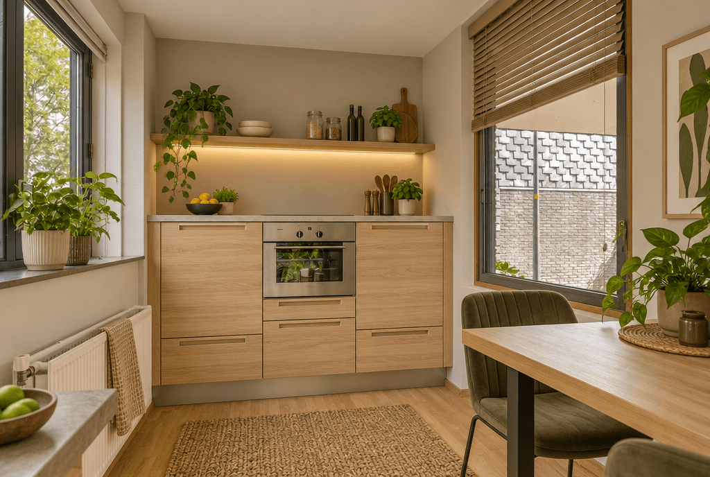 Kitchen interior in no_style style — photo by GenRoom AI