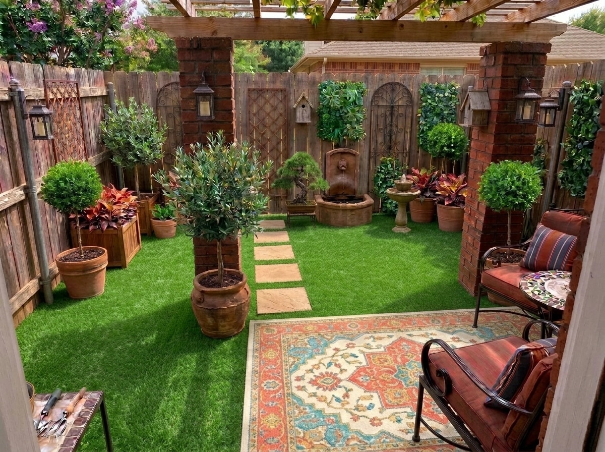 Mediterranean Yard Yard design — yard photo by GenRoom AI