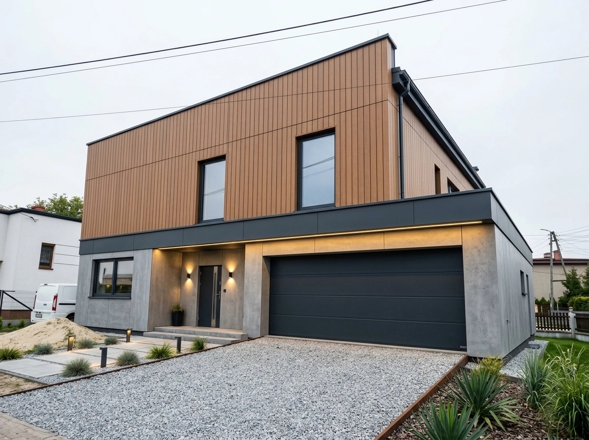 Contemporary Facade Facade design — facade photo by GenRoom AI