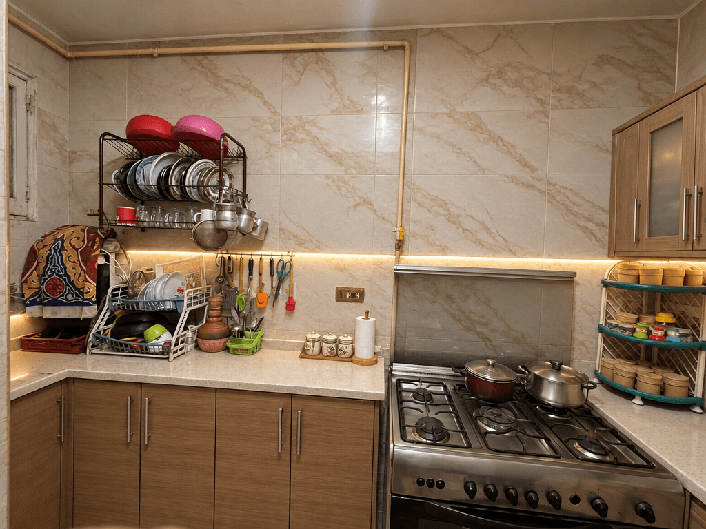Kitchen interior in no_style style — photo by GenRoom AI