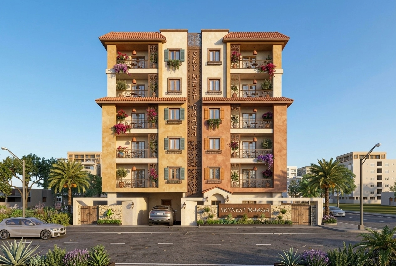 Facade design in Mediterranean Facade style — Facade by GenRoom AI