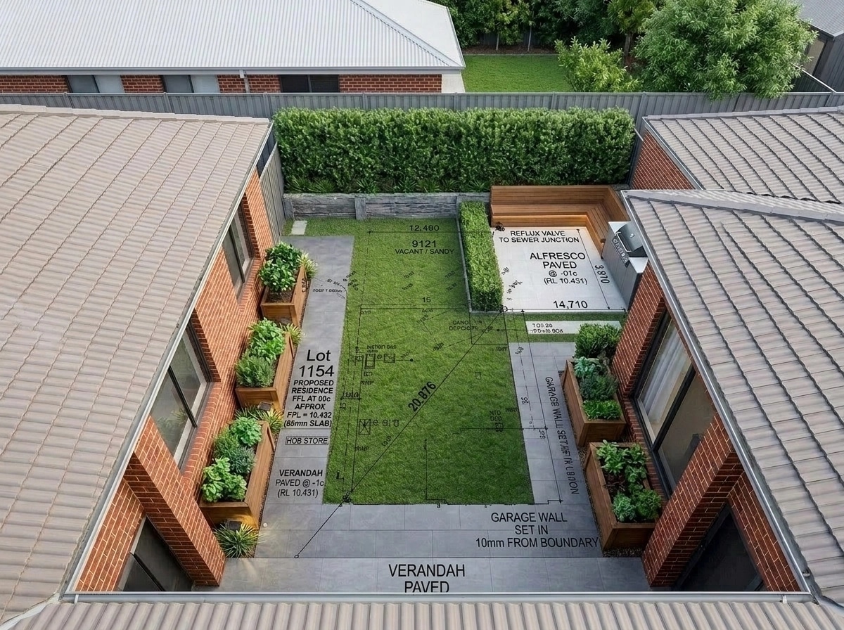 Landscape design in Contemporary Yard style — Yard by GenRoom AI