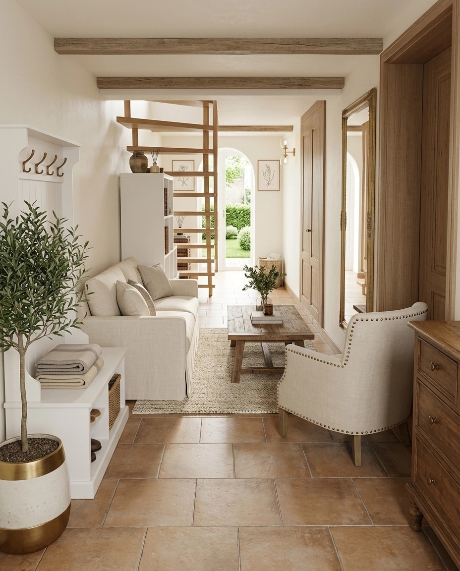 Modern Farmhouse Living Room design — interior photo by GenRoom AI