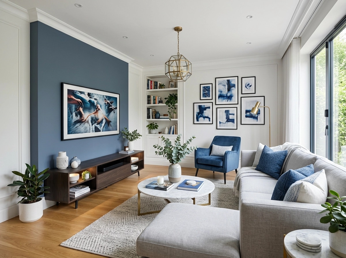 Interior design in Contemporary style — Living Room by GenRoom AI